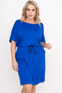 Polski Chabrowa Sukienka SATURIO