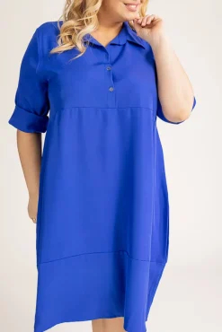 Polski Chabrowa Sukienka SENTAYA