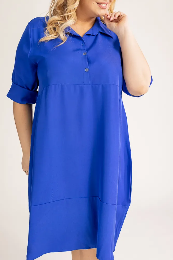 Polski Chabrowa Sukienka SENTAYA