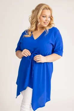 Damskie Polski Chabrowa Tunika asymetryczna CLARIN