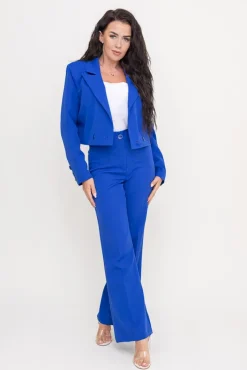 Damskie Polski Chabrowy Garnitur dwurzędowy PINA COLADA