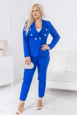 Damskie Polski Chabrowy Marynarka dwurzędowa TEMIDA