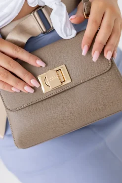 Damskie Ciemnobeżowa Torebka NEVEMI