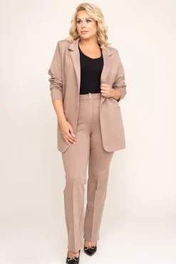 Damskie Polski Ciemnobeżowe Spodnie PUNTURI