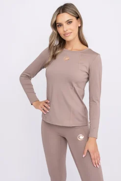 Damskie Polski Ciemno Komplet Sportowy z długim rękawem SPINTI