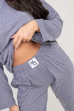 Polski Ciemnoszara Piżama z długimi spodniami HEMENY