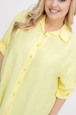 Damskie Włoski Cytrynowa Koszula TERIEN