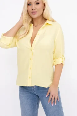 Damskie Polski Cytrynowa Koszula TYENA