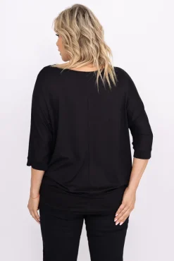 Damskie Polski Czarna Bluzka BARIOSA