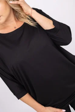 Damskie Polski Czarna Bluzka BARIOSA