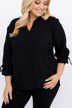 Damskie Polski Czarna Bluzka CRYNO