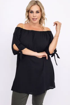 Damskie Polski Czarna Bluzka RONI