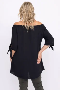 Damskie Polski Czarna Bluzka RONI