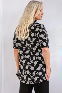 Damskie Polski Czarna Bluzka SEGERI