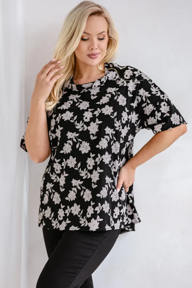 Damskie Polski Czarna Bluzka SEGERI