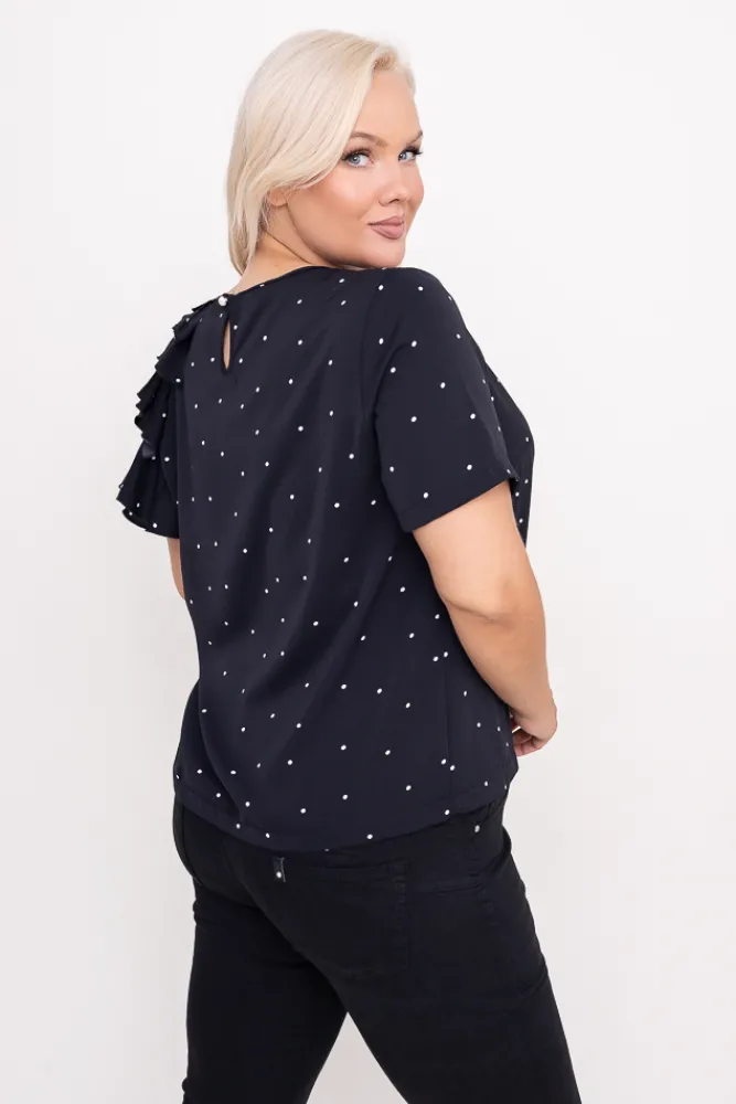 Damskie Polski Czarna Bluzka TORRERI