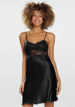 Polski Czarna Halka satynowa PERI