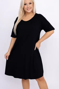 Polski Czarna Koszula Nocna MERTENI