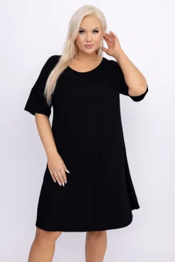 Polski Czarna Koszula Nocna MERTENI