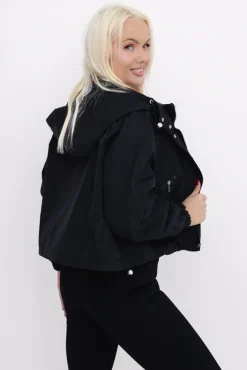 Damskie Czarna Kurtka ASNEL