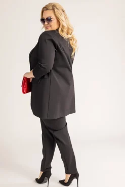 Damskie Polski Czarna Marynarka CINTA