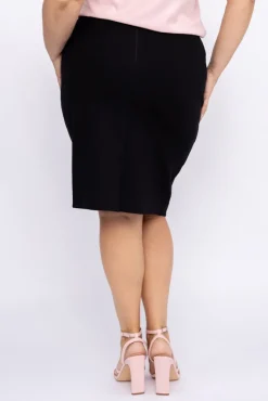 Polski Czarna Spódnica ołówkowa PARIAMI