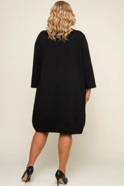 Polski Czarna Sukienka BALIN