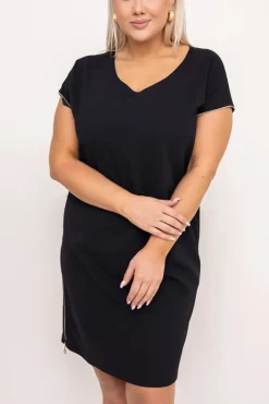 Polski Czarna Sukienka CARBONA