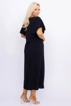 Polski Czarna Sukienka CASABLANCA