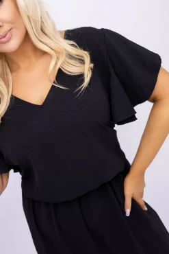 Polski Czarna Sukienka CASABLANCA