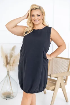 Polski Czarna Sukienka ERVI