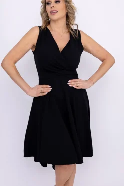 Włoski Czarna Sukienka FORMINA