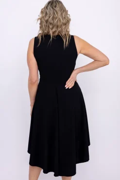 Włoski Czarna Sukienka FORMINA