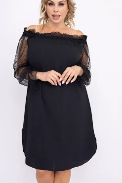 Polski Czarna Sukienka MADAME Wzór 2