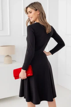 Polski Czarna Sukienka ORILA