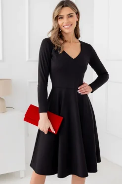 Polski Czarna Sukienka ORILA