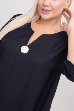 Polski Czarna Sukienka RAYLE