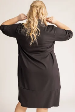 Polski Czarna Sukienka SENTAYA