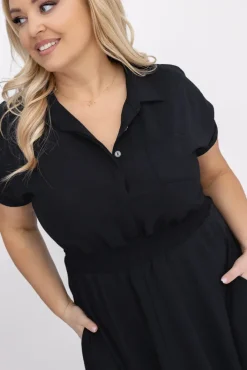 Polski Czarna Sukienka WENTARI