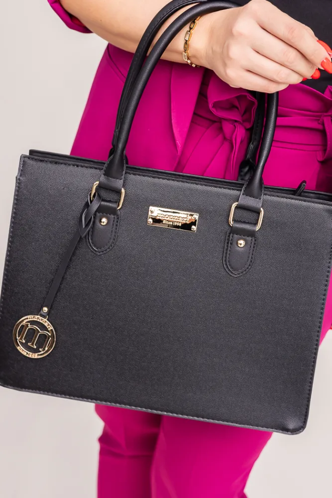 Damskie Czarna Torebka GENUZI