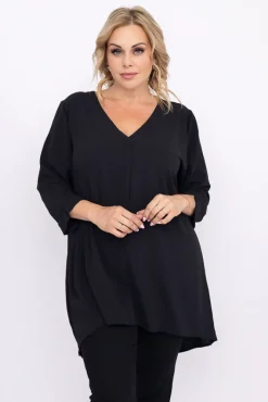 Damskie Polski Czarna Tunika CENZA