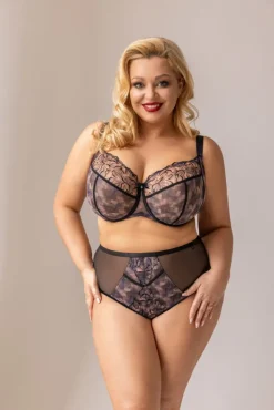 Polski Czarne Figi BLURRY Wysoki Stan