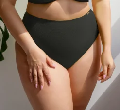 Polski Czarne Figi od stroju kąpielowego LEMON Wysoki Stan