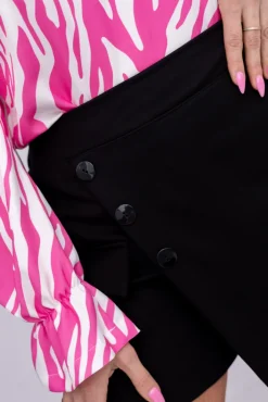 Damskie Polski Czarne Spodenki BERTIGO