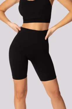 Polski Czarne Spodenki bikery BASE