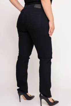 Damskie Czarne Spodnie Jeansowe PAXI