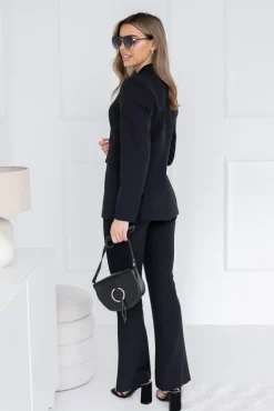 Damskie Polski Czarne Spodnie VELYNORE