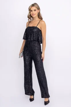 Damskie Włoski Kombinezon z cekinami MONTERO