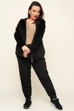 Damskie Polski Komplet Dresowy POLIN Welurowy