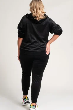 Damskie Włoski Komplet Dresowy welurowy KARMENIO